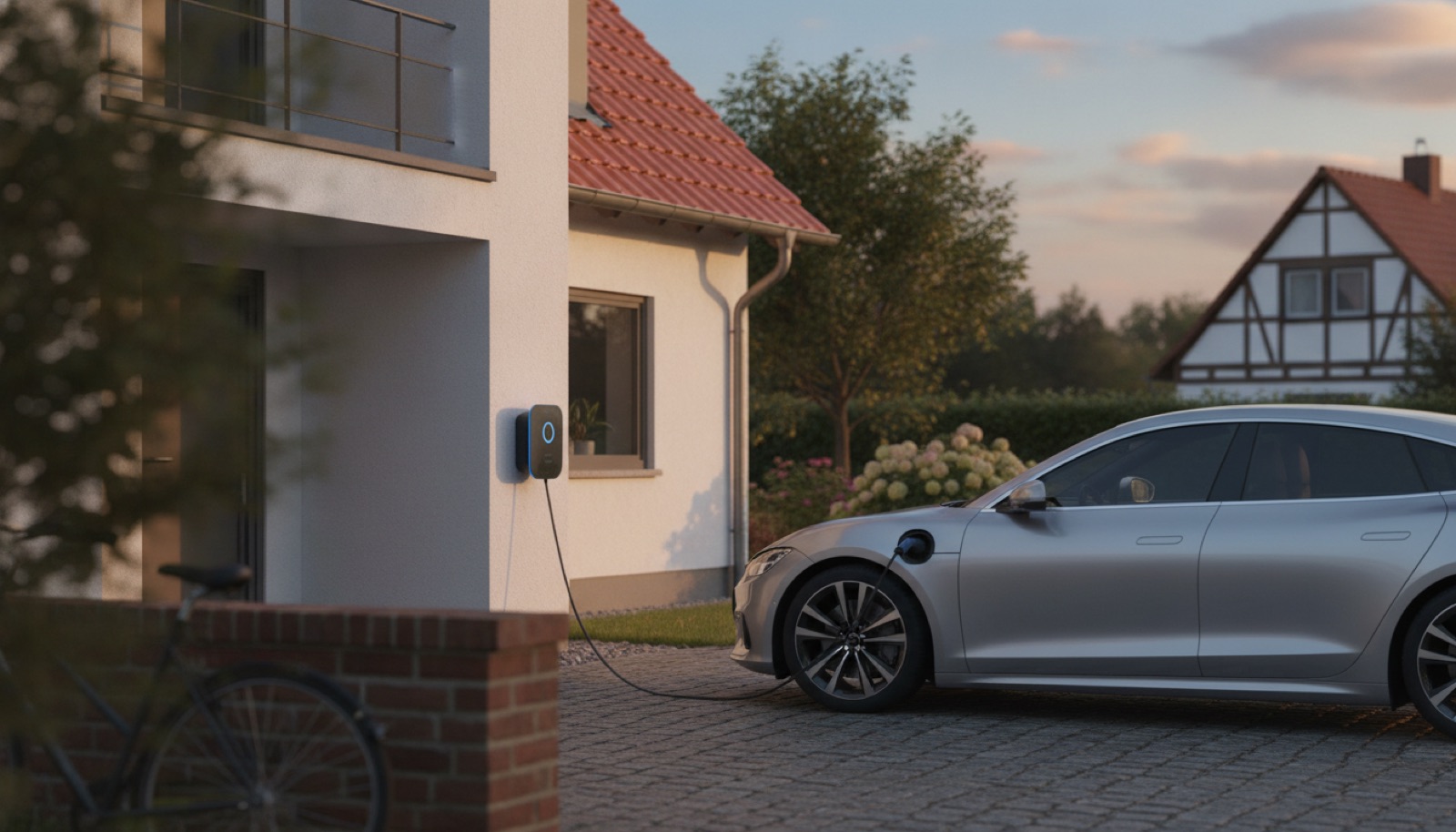Wallbox zum Laden eines Elektroautos